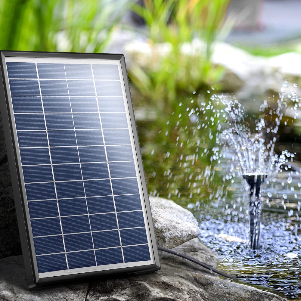 Gardeon Home & Garden > Fountains > Fountain & Ponds Accessories Gardeon Solar Pond Pump 6 FT