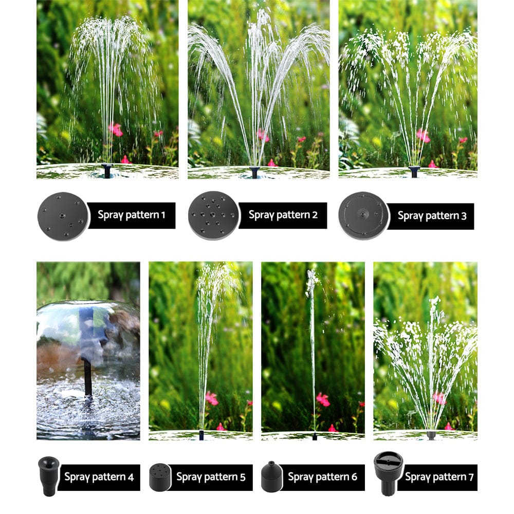 Gardeon Home & Garden > Fountains > Fountain & Ponds Accessories Gardeon Solar Pond Pump 6 FT