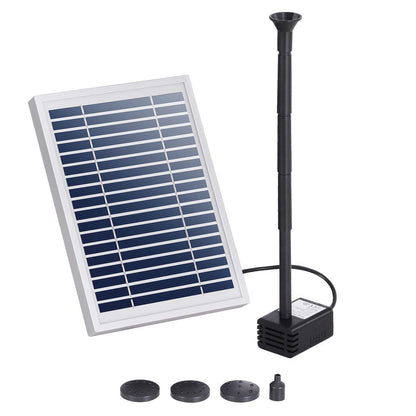 Gardeon Home & Garden > Fountains > Fountain & Ponds Accessories Gardeon Solar Pond Pump Submersible Water Fountain Kit 4.4FT
