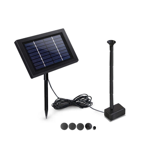 Gardeon Home & Garden > Fountains > Fountain & Ponds Accessories Gardeon Solar Pond Pump Submersible Water Fountain Kit 4FT