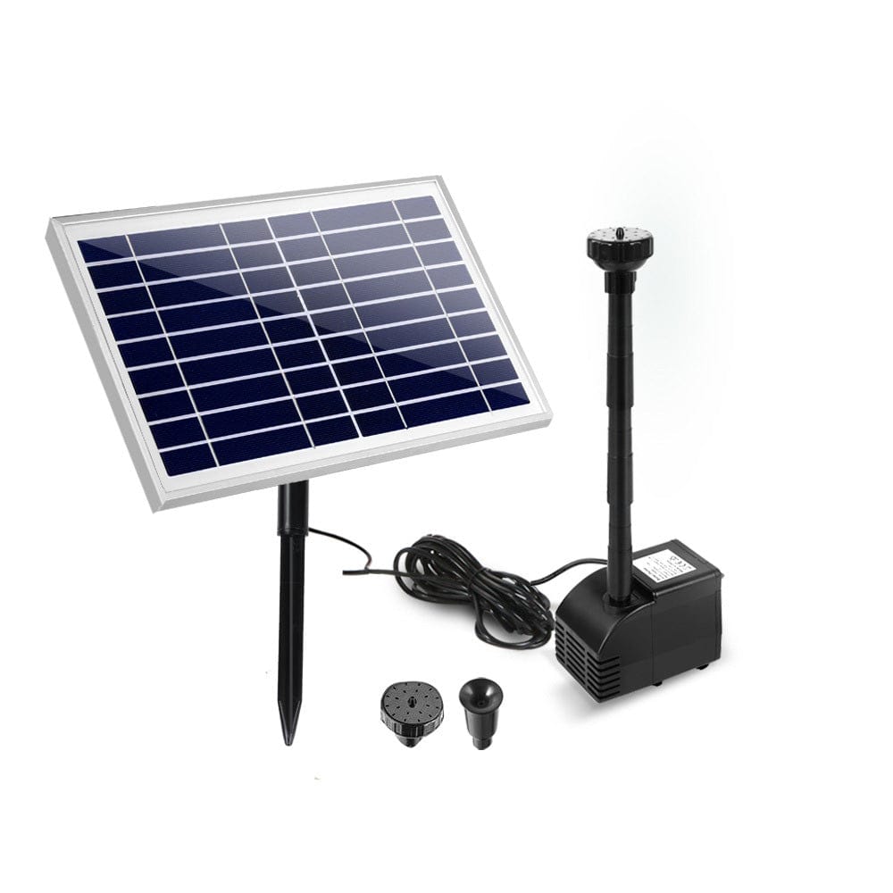 Gardeon Home & Garden > Fountains > Fountain & Ponds Accessories Gardeon Solar Pond Pump Submersible Water Fountain Kit 6.6FT