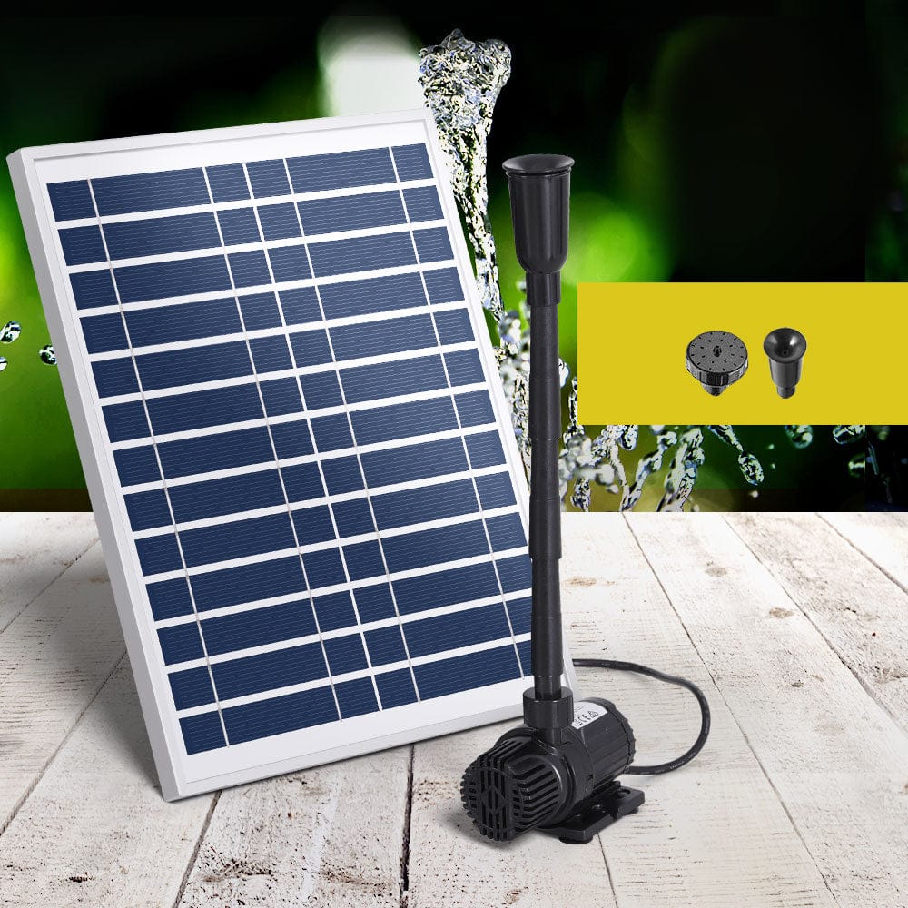 Gardeon Home & Garden > Fountains > Fountain & Ponds Accessories Gardeon Solar Pond Pump Submersible Water Fountain Kit 9.8FT
