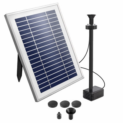 Gardeon Home & Garden > Fountains > Fountain & Ponds Accessories Gardeon Solar Pond Pump Submersible Water Fountain with Battery Kit LED Lights 4.3FT