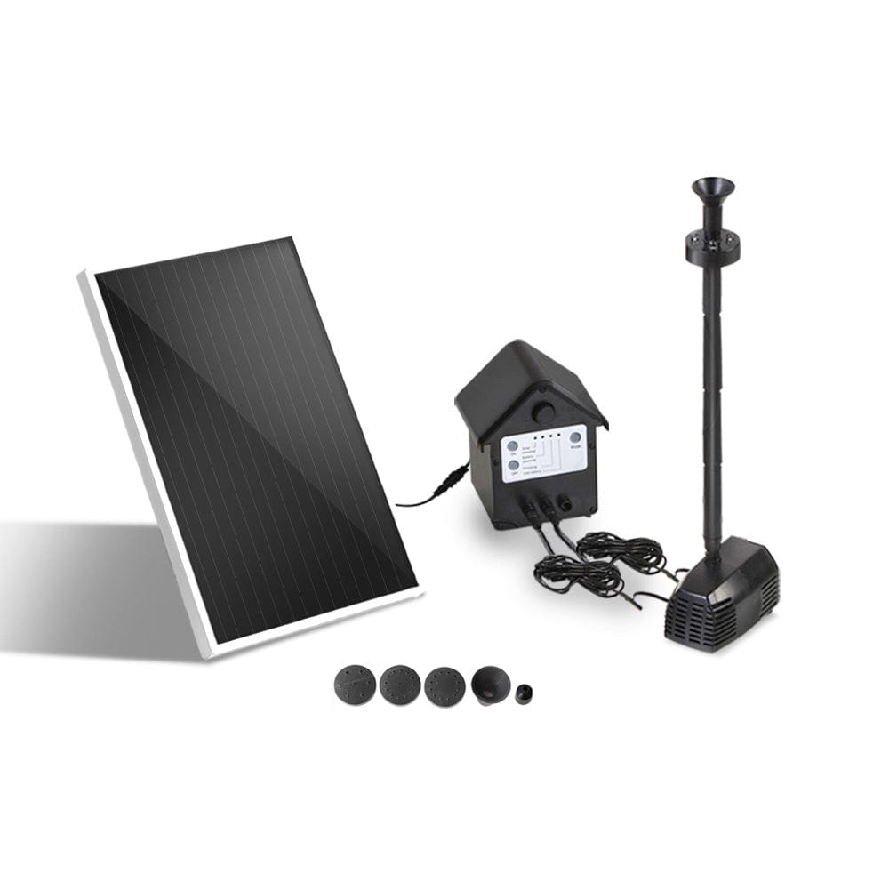 Gardeon Home & Garden > Fountains > Fountain & Ponds Accessories Gardeon Solar Pond Pump Submersible Water Fountain with Battery Kit LED Lights 4FT