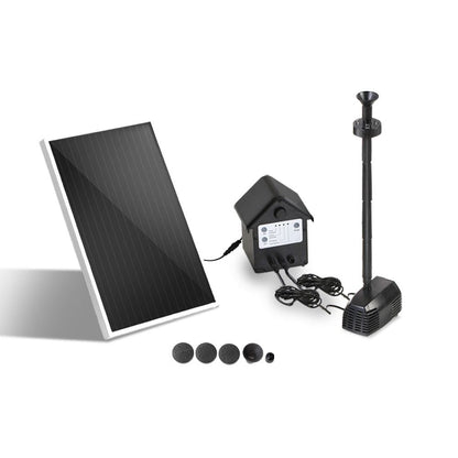 Gardeon Home & Garden > Fountains > Fountain & Ponds Accessories Gardeon Solar Pond Pump Submersible Water Fountain with Battery Kit LED Lights 4FT