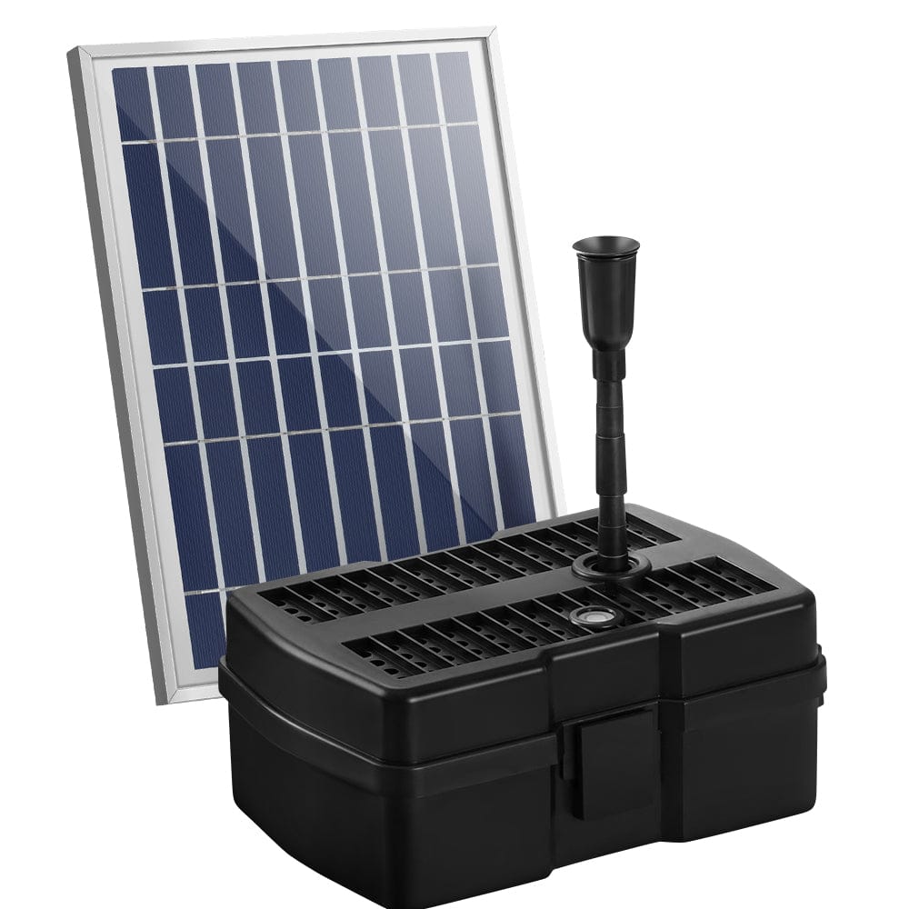 Gardeon Home & Garden > Fountains > Fountain & Ponds Accessories Gardeon Solar Pond Pump Water Fountain Filter Box Submersible Outdoor Pool 6.6FT