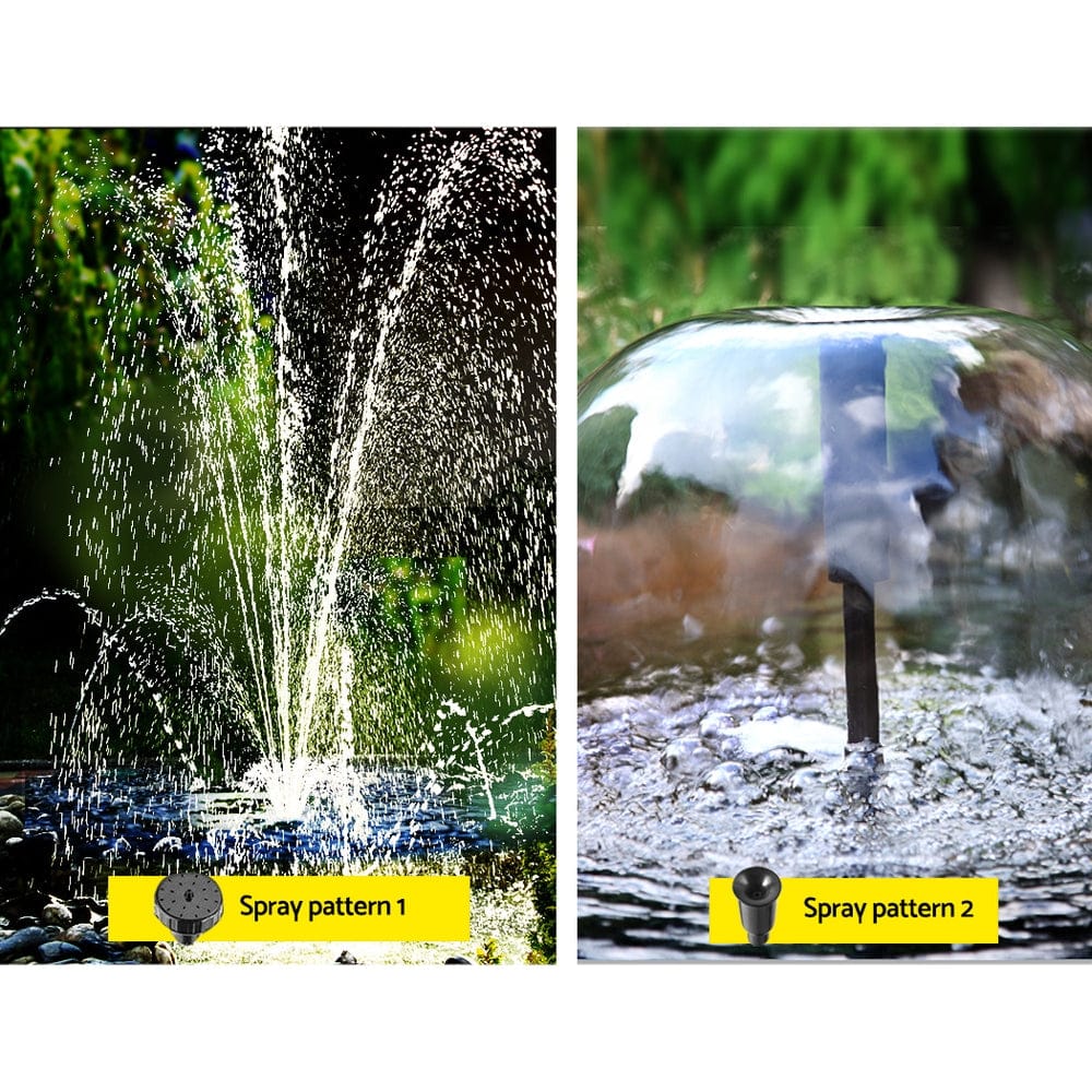 Gardeon Home & Garden > Fountains > Fountain & Ponds Accessories Gardeon Solar Pond Pump Water Fountain Filter Box Submersible Outdoor Pool 6.6FT