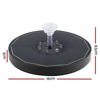 Gardeon Home & Garden > Fountains > Fountains & Ponds Gardeon Floating Solar Pond Water Fountain Pump Outdoor Fountains LED Light