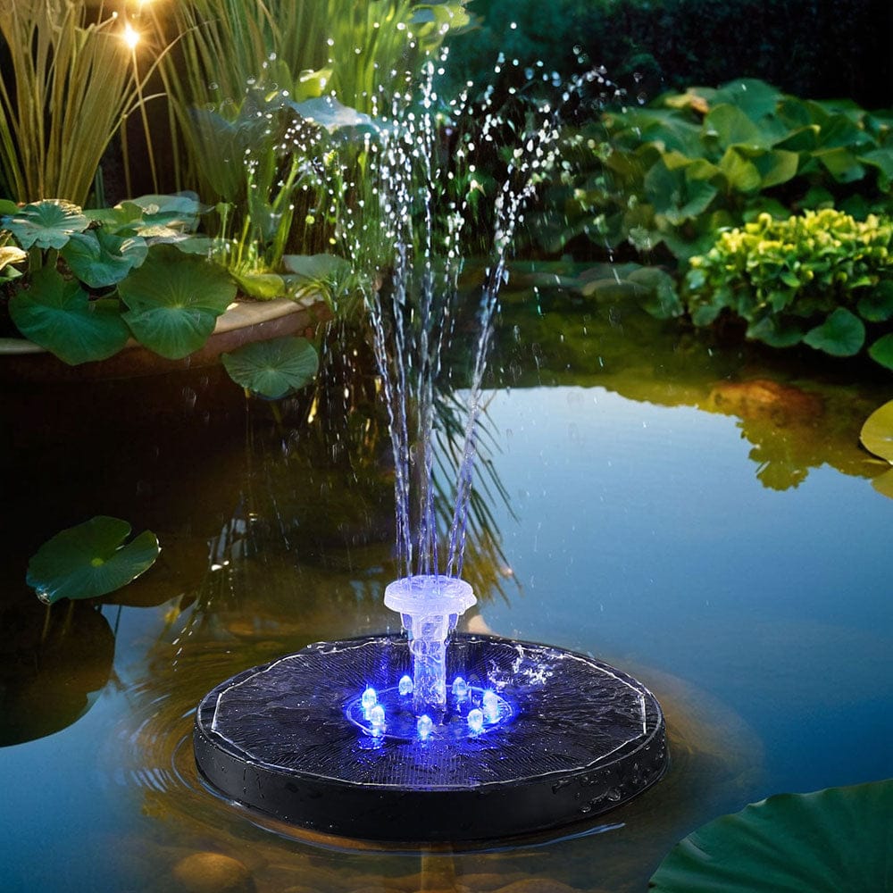 Gardeon Home & Garden > Fountains > Fountains & Ponds Gardeon Floating Solar Pond Water Fountain Pump Outdoor Fountains LED Light