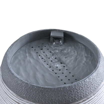 Gardeon Home & Garden > Fountains > Fountains & Ponds Gardeon Solar Fountain Water Feature Bird Bath Outdoor Garden Cascade 48CM Grey