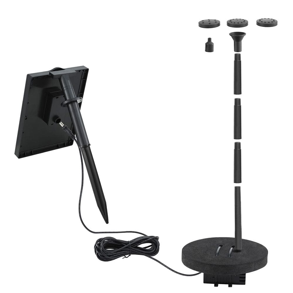 Gardeon Home & Garden > Fountains > Fountains & Ponds Gardeon Solar Pond Pump Water Fountain Submersible Floating Bird Bath 190L/H
