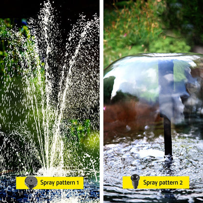 Gardeon Home & Garden > Fountains > Fountains & Ponds Gardeon Solar Submersible Water Pond Fountain Pump with Filter Box 4.6FT 470L/H