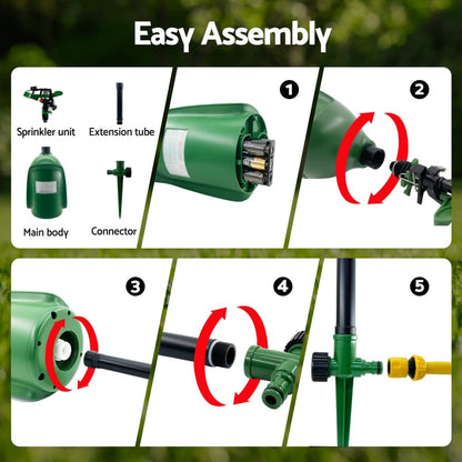 Gardeon Home & Garden > Garden Lights > Other Outdoor Lights Gardeon Snake Repeller Outdoor Water Sprinkler Animal Deterrent