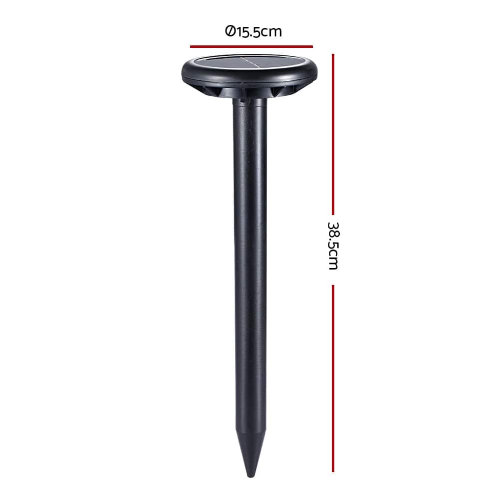 Gardeon Home & Garden > Garden Tools > Gardening Tools Gardeon Snake Repeller 6X Ultrasonic Solar Powered