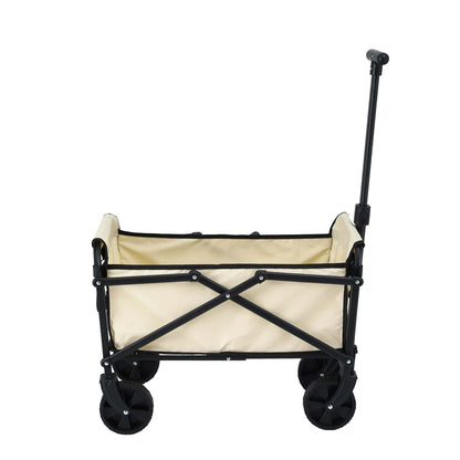Gardeon Home & Garden > Garden Tools > Spreaders & Wheelbarrows Gardeon Garden Cart Folding Trolley Camping Wagon Barrow Outdoor Beach Beige