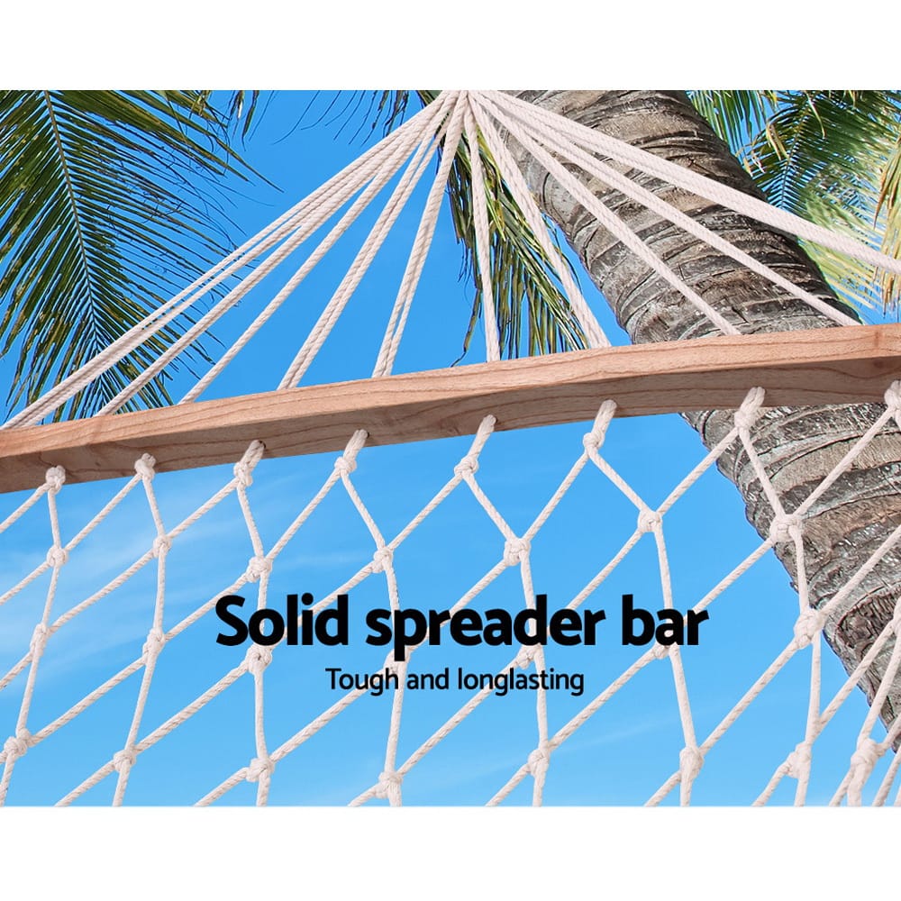 Gardeon Home & Garden > Hammocks > Hammocks & Accessories Gardeon Hammock Bed Outdoor Chair Camping Hammocks Hanging Mesh