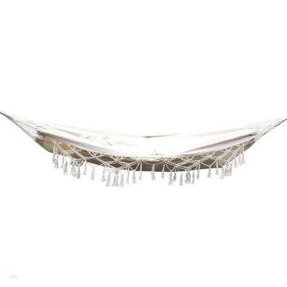 Gardeon Home & Garden > Hammocks > Hammocks & Accessories Gardeon Hammock Bed Rope Tassel Outdoor Hammocks Chair Camping