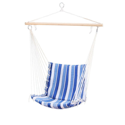 Gardeon Home & Garden > Hammocks > Hammocks & Accessories Gardeon Hammock Chair Swing Camping Blue