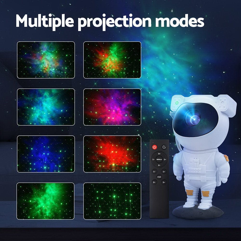 Gardeon Home & Garden > Lighting > Night Lights & Ambient Lighting Gardeon Projector Party Light LED Astronaut Starry Sky Galaxy Laser Night Lamp