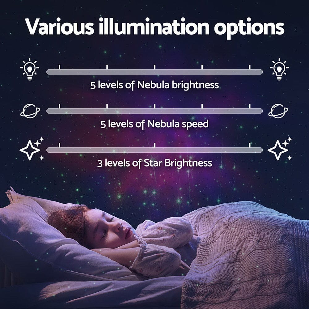 Gardeon Home & Garden > Lighting > Night Lights & Ambient Lighting Gardeon Projector Party Light LED Astronaut Starry Sky Galaxy Laser Night Lamp