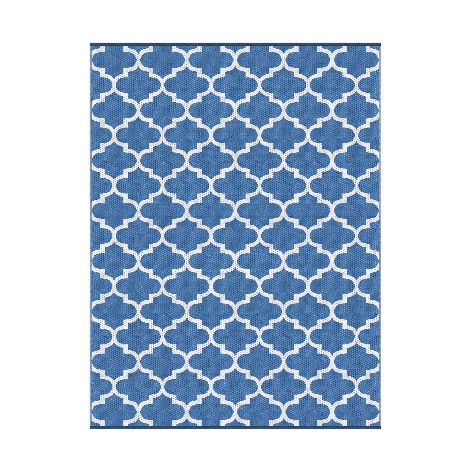 Gardeon Home & Garden > Rugs > Outdoor Rugs Gardeon Outdoor Rugs 274x366cm Large Carpet Reversible Area Mat PP Dual-Sided Patio Rug Blue