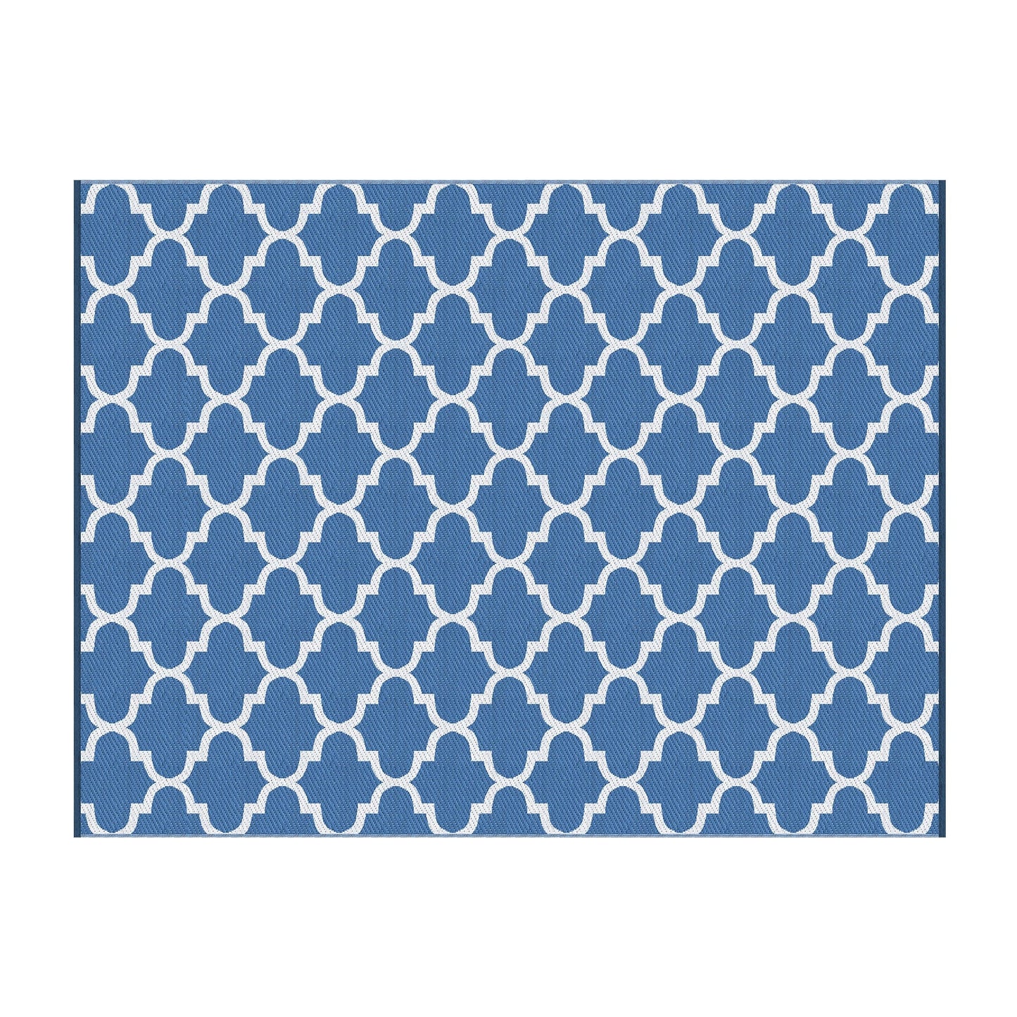Gardeon Home & Garden > Rugs > Outdoor Rugs Gardeon Outdoor Rugs 274x366cm Large Carpet Reversible Area Mat PP Dual-Sided Patio Rug Blue