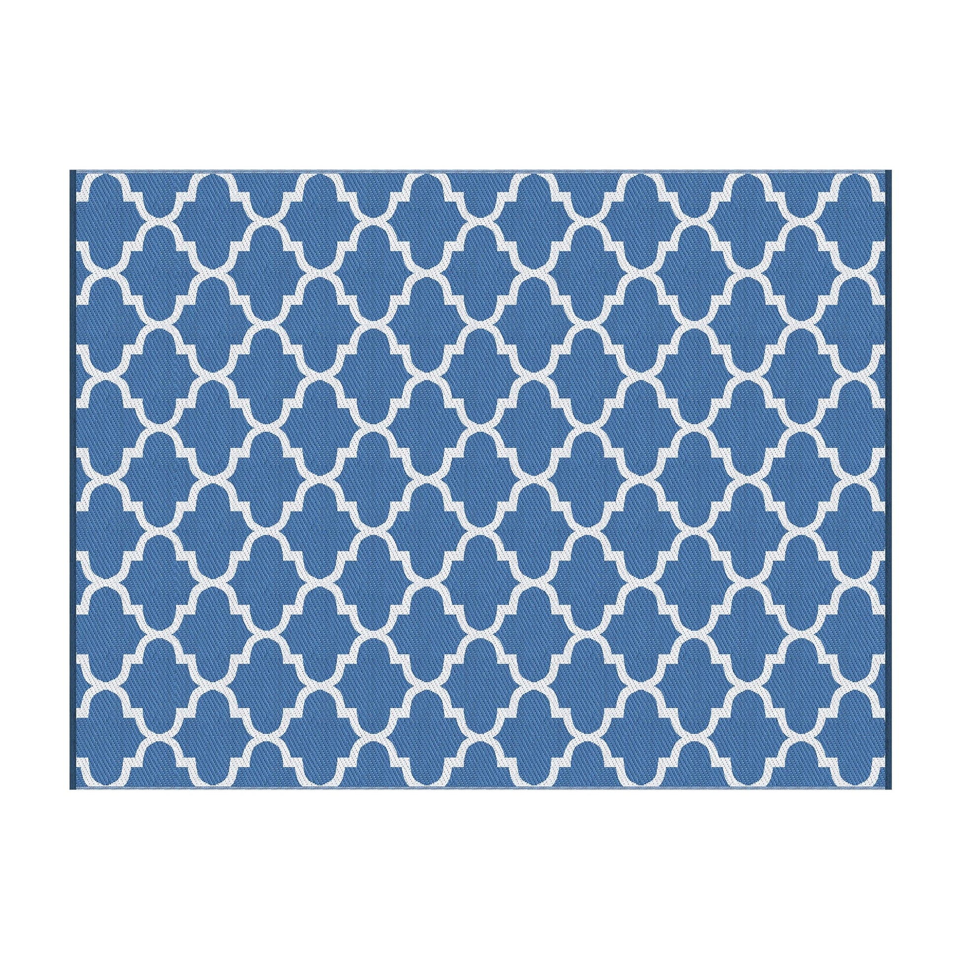 Gardeon Home & Garden > Rugs > Outdoor Rugs Gardeon Outdoor Rugs 274x366cm Large Carpet Reversible Area Mat PP Dual-Sided Patio Rug Blue