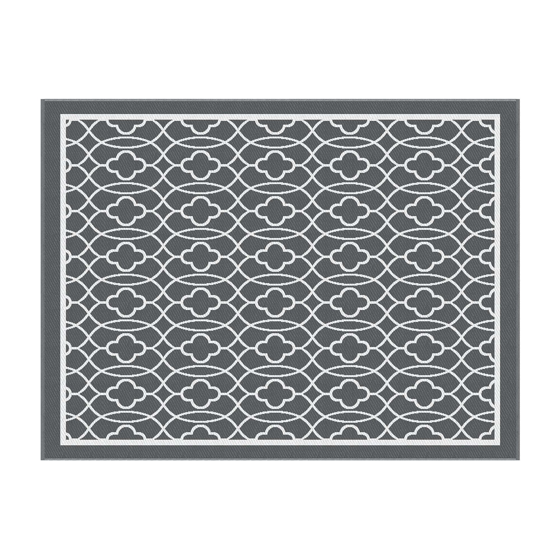 Gardeon Home & Garden > Rugs > Outdoor Rugs Gardeon Outdoor Rugs 274x366cm Large Carpet Reversible Area Mat PP Dual-Sided Patio Rug