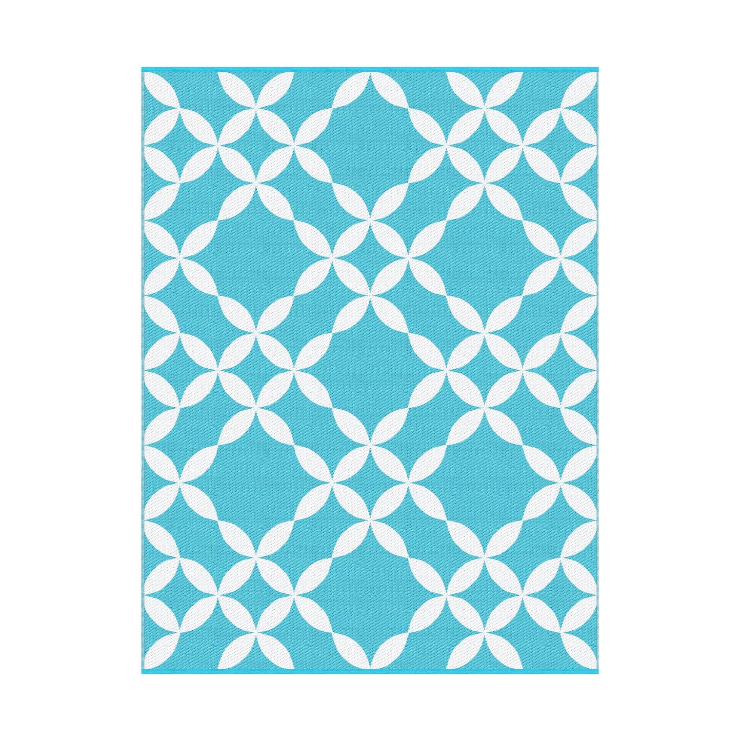 Gardeon Home & Garden > Rugs > Outdoor Rugs Gardeon Outdoor Rugs 274x366cm Large Carpet Reversible Area Mat PP Dual-Sided Patio Rug Light Blue