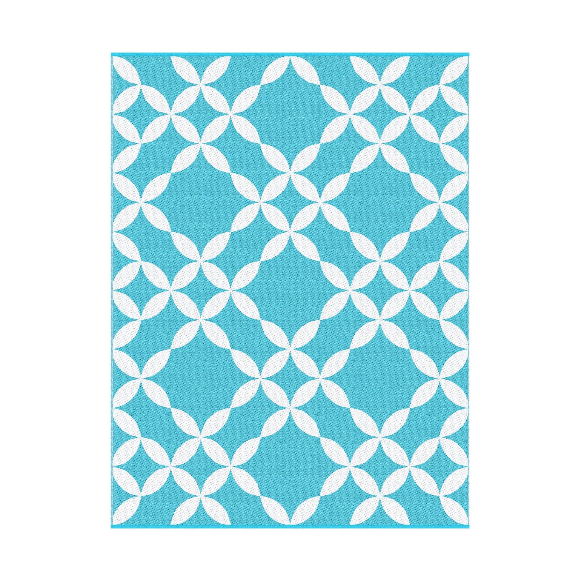 Gardeon Home & Garden > Rugs > Outdoor Rugs Gardeon Outdoor Rugs 274x366cm Large Carpet Reversible Area Mat PP Dual-Sided Patio Rug Light Blue