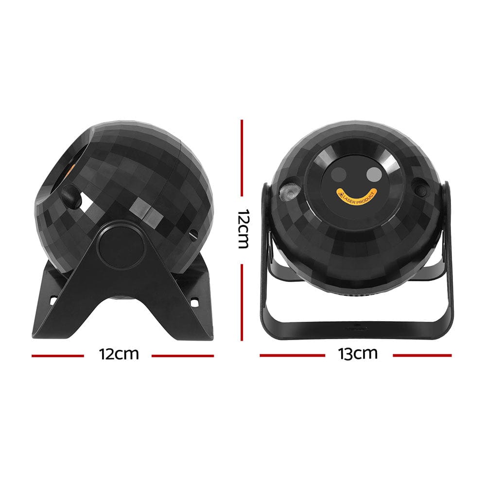 Gardeon Occasions > Party Lights > Coloured Lights Gardeon Projector Party Light Disco Ball Stage LED RGB DJ Lamp Bluetooth Music