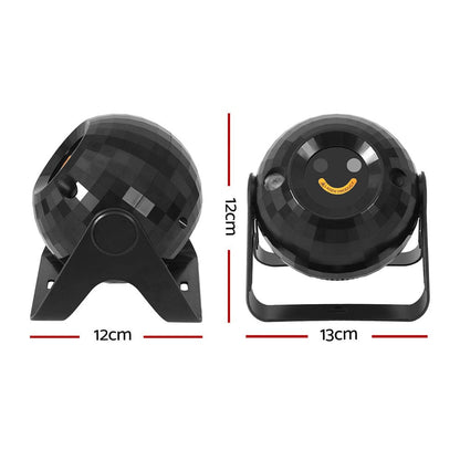 Gardeon Occasions > Party Lights > Coloured Lights Gardeon Projector Party Light Disco Ball Stage LED RGB DJ Lamp Bluetooth Music
