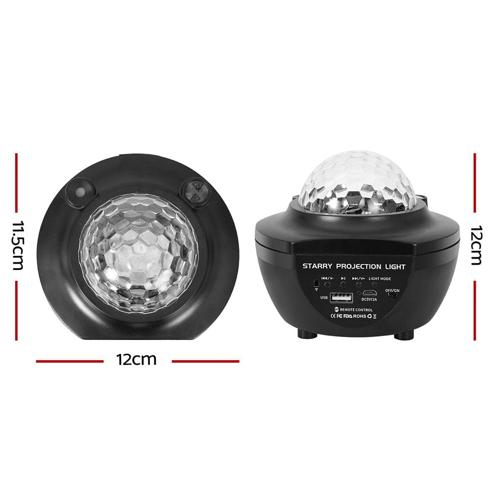 Gardeon Occasions > Party Lights > Coloured Lights Gardeon Projector Party Night Light LED Galaxy Starry Sky Ocean Star Lamp Music