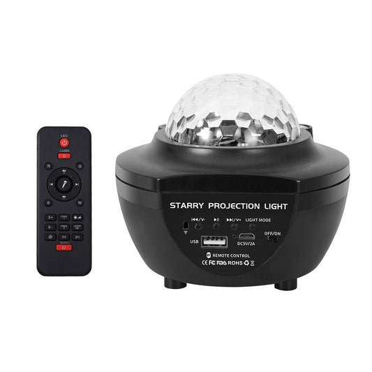 Gardeon Occasions > Party Lights > Coloured Lights Gardeon Projector Party Night Light LED Galaxy Starry Sky Ocean Star Lamp Music