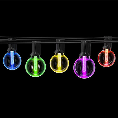 Gardeon Occasions > Party Lights > Coloured Lights Gardeon Smart Festoon Lights Outdoor Waterproof RGB LED String Light WiFi APP