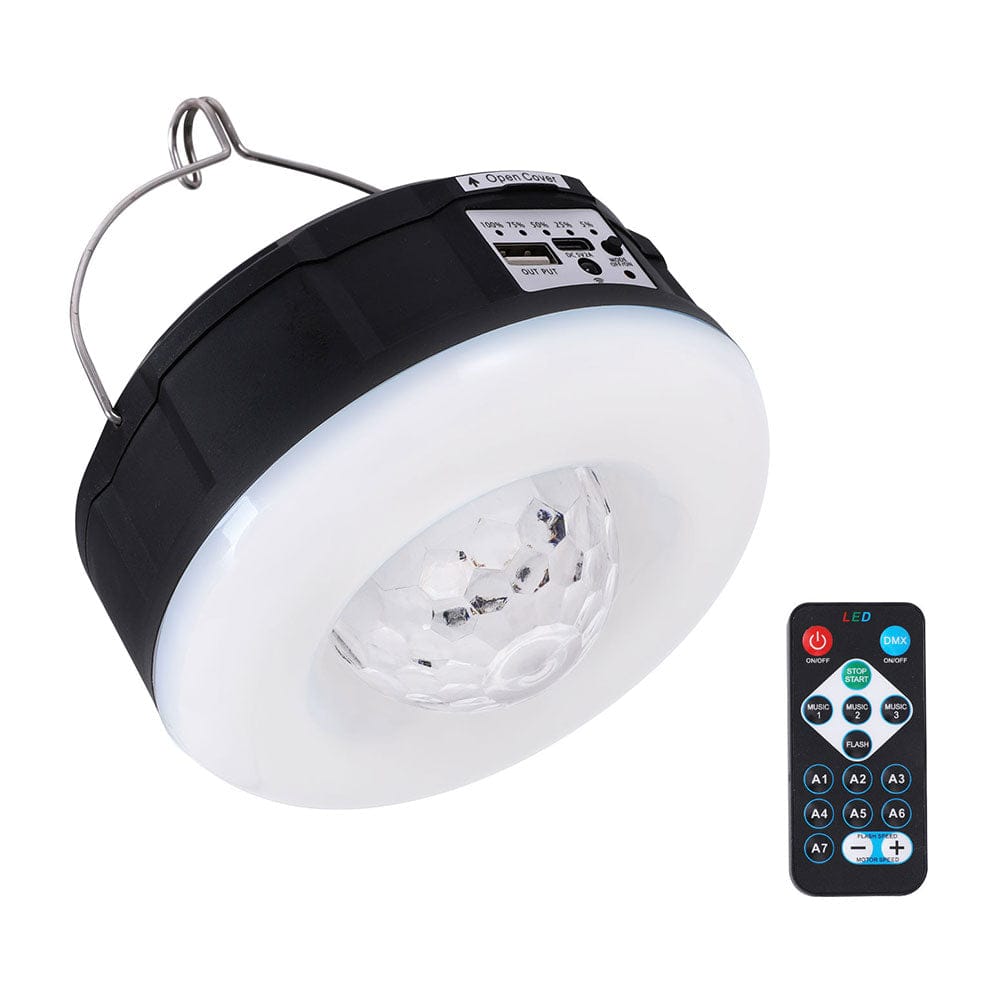 Gardeon Outdoor Recreation > Camping > Camping Lights & Lanterns Gardeon Solar Party Light Projector LED RGB Portable Camping Lamp Rechargeable