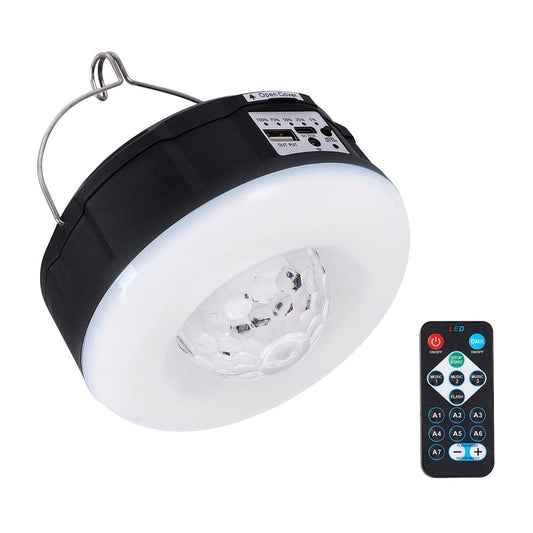 Gardeon Outdoor Recreation > Camping > Camping Lights & Lanterns Gardeon Solar Party Light Projector LED RGB Portable Camping Lamp Rechargeable