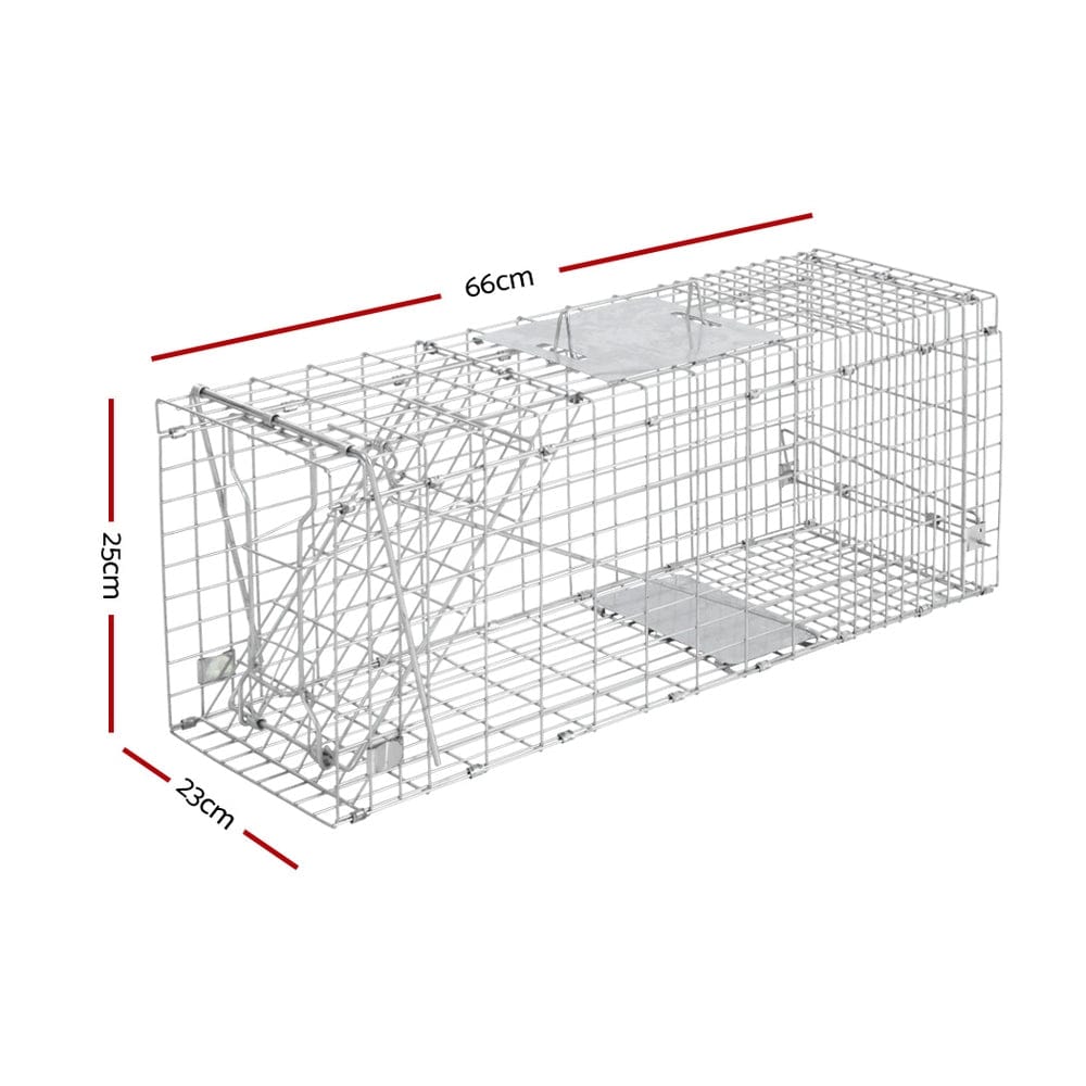 Gardeon Pet Care > Pest Control > Animal Traps Gardeon Animal Trap Cage Possum 66x23cm