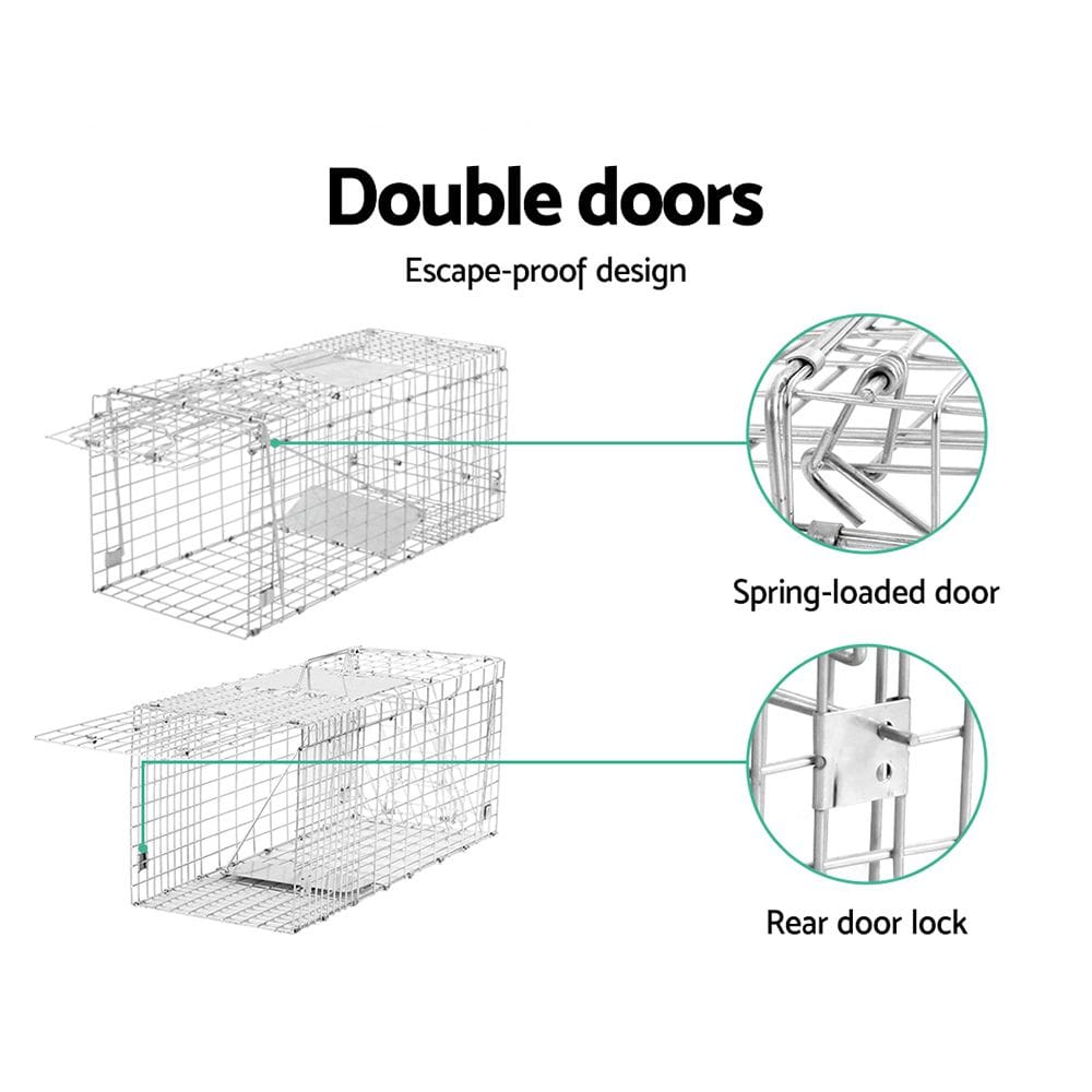 Gardeon Pet Care > Pest Control > Animal Traps Gardeon Animal Trap Cage Possum 66x23cm