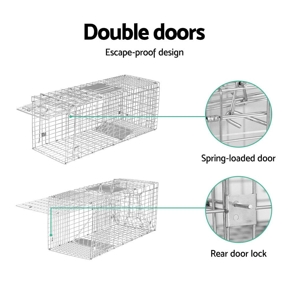 Gardeon Pet Care > Pest Control > Animal Traps Gardeon Animal Trap Cage Possum 79x28cm