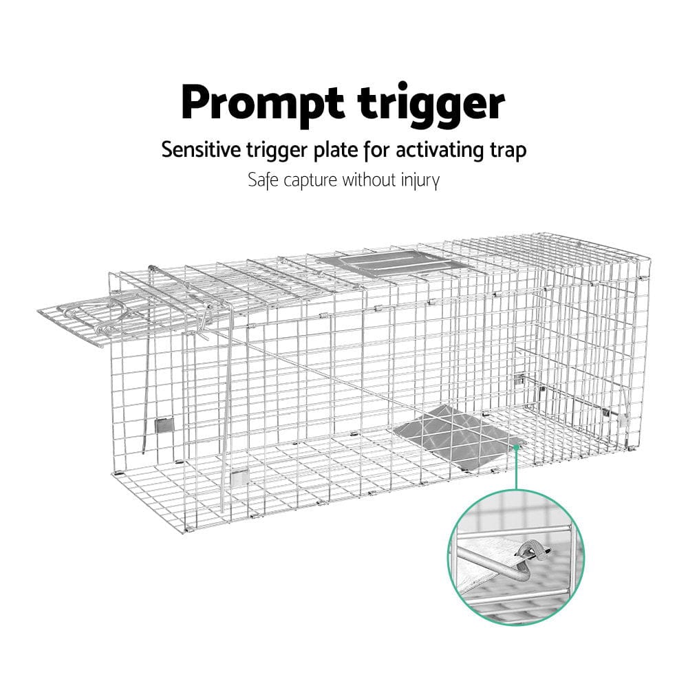 Gardeon Pet Care > Pest Control > Animal Traps Gardeon Animal Trap Cage Possum 79x28cm