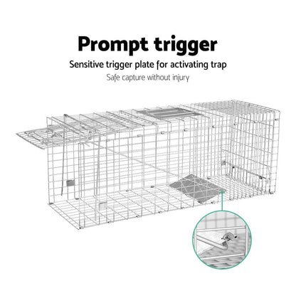 Gardeon Pet Care > Pest Control > Animal Traps Gardeon Animal Trap Cage Possum 79x28cm