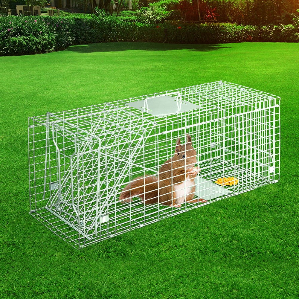 Gardeon Pet Care > Pest Control > Animal Traps Gardeon Animal Trap Cage Possum 79x28cm