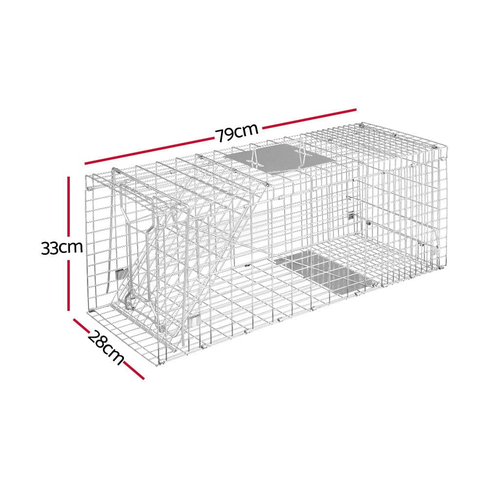 Gardeon Pet Care > Pest Control > Animal Traps Gardeon Animal Trap Cage Possum 79x28cm