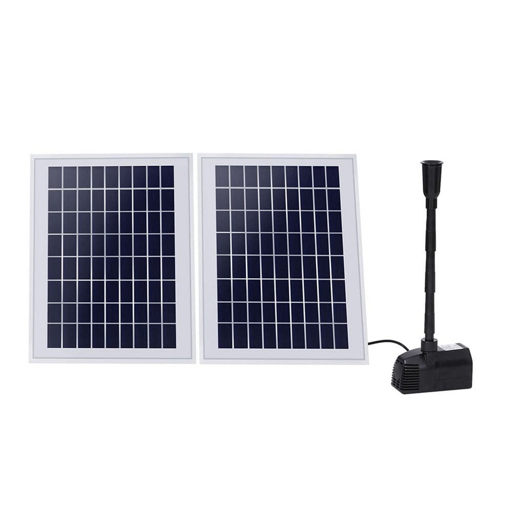 Gardeon Tools > Pumps > Pool Pumps Gardeon Solar Pond Pump Submersible Water Fountain Kit with 2 Panels 1600L/H