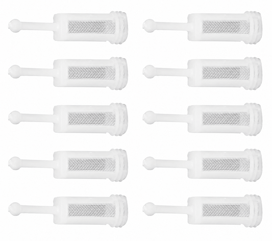 Generic 10Pcs/Pack Gravity Feed Spray Gun Pot Paint Filters Mesh 36mm x 11mm Tool LTAU
