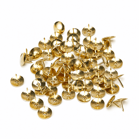 Generic 150 Push Pins Drawing Thumb Tacks Gold Map Office School Stationery Note Brass
