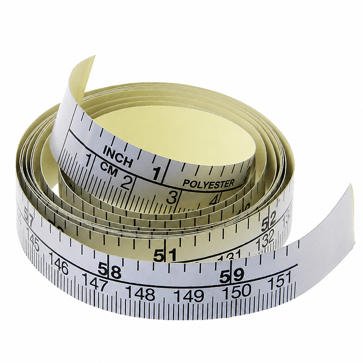 Generic 151 cm Self Adhesive Metric Measure Tape Vinyl Ruler For Sewing Machine Sticker