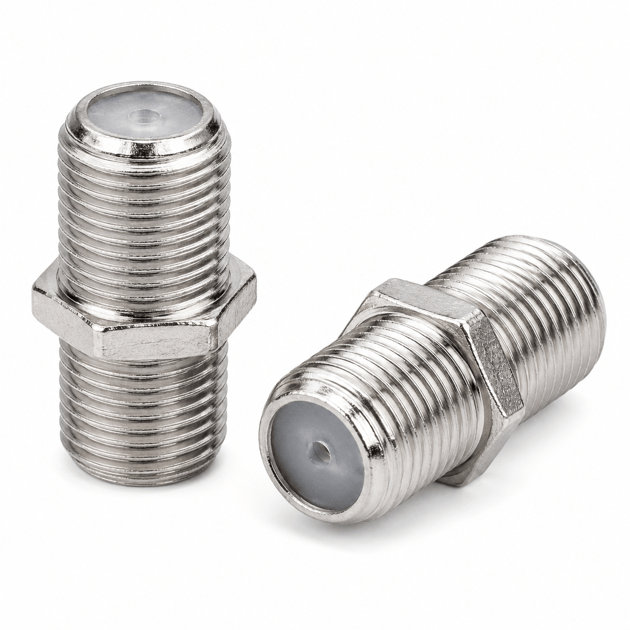 Generic 2x F Type Female to Female F/ F Coax TV Antenna Barrel Coupler Adapter RG6 3GHz