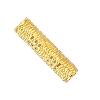 Generic 3.5mm Female to 3.5mm Female Audio Adapter Converter Stereo F/F Extension Metal